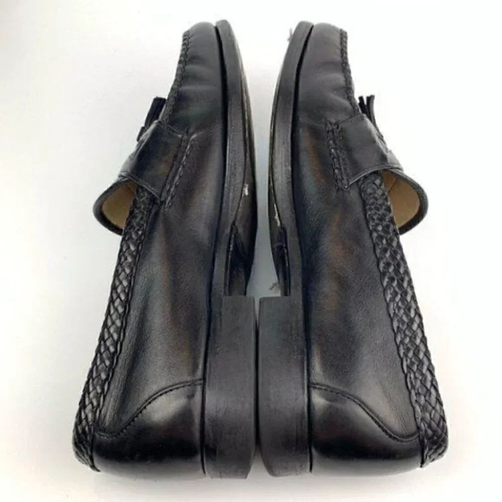Allen Edmonds Maxfield sz 12 Black leather loafers